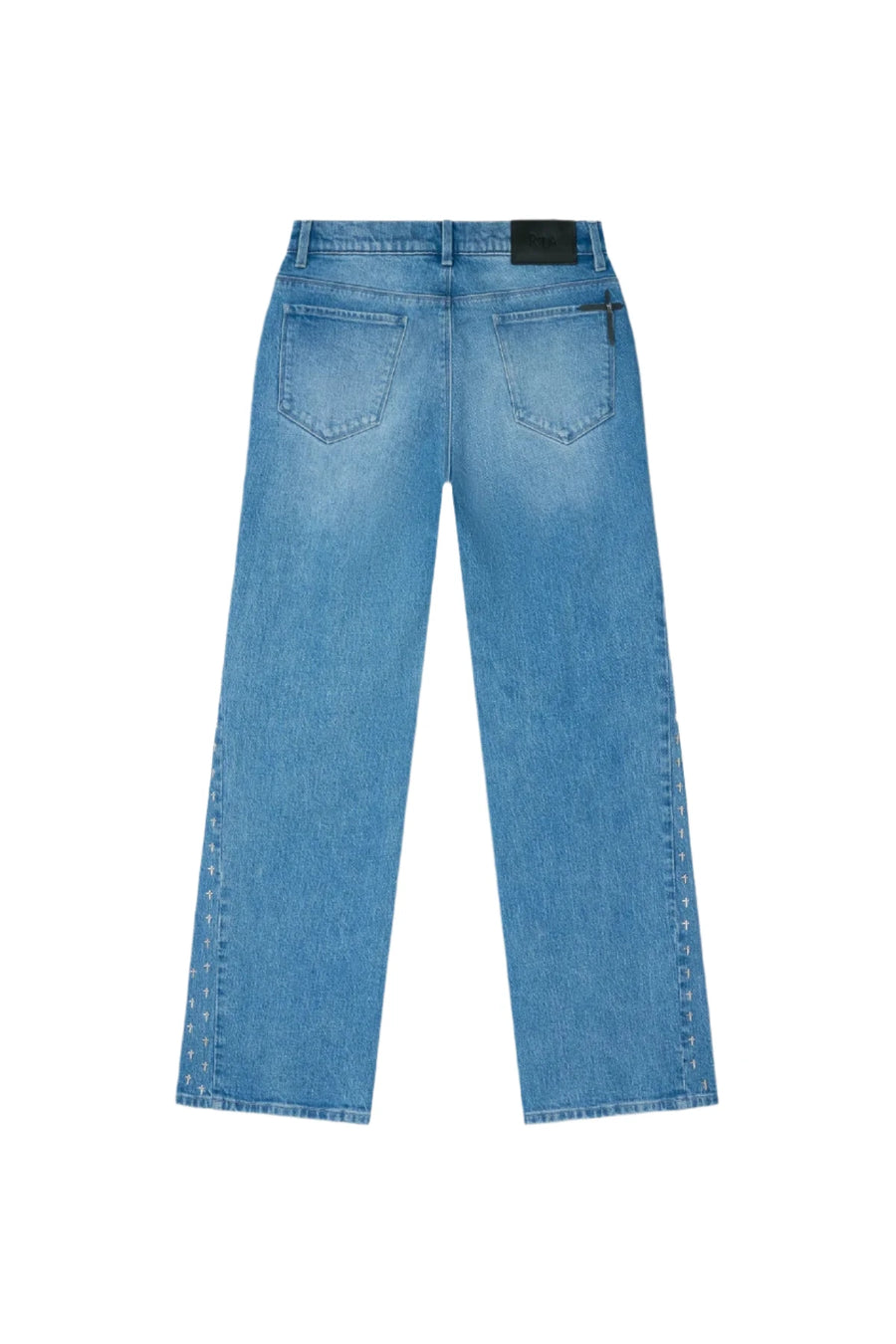 RTA Zed Straight Leg Jean | Blue Cross Panels